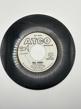 The Soul Survivors Mama Soul ATCO 45-6650 White Label Promo Northern Blue Eye